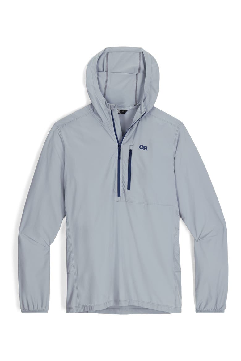 Astroman Air Sun Half Zip Hoodie, Alternate, color, SLATE