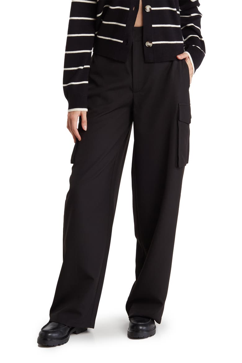 Aaliyah Cargo Pants, Main, color, BLACK
