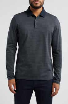 Robert Barakett Patchway Long Sleeve Polo