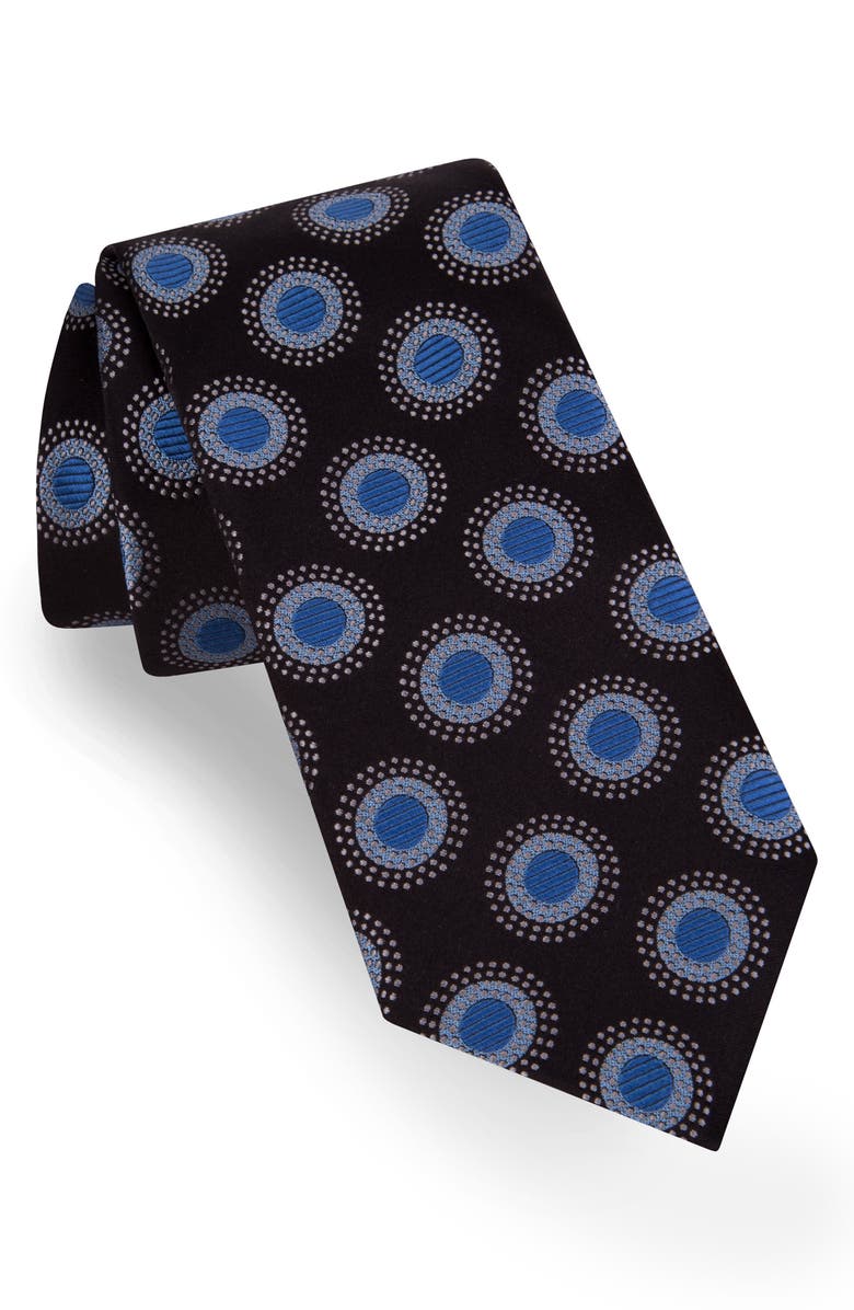 Ted Baker London Circle Dot Silk Tie, Main, color, 