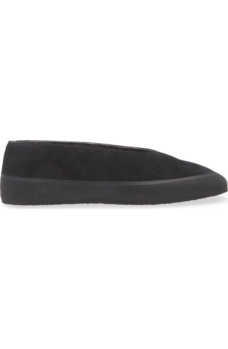 Le Monde Beryl Après Ski Genuine Shearling Lined Ballet Flat, Alternate, color, Black