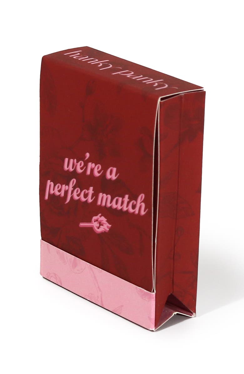 Hanky Panky Vday Matchbox G-String, Alternate, color, Black