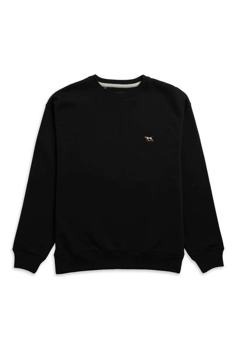 Otago Crewneck Sweatshirt, Alternate, color, NOIR