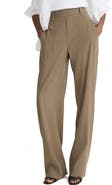 Vince Joan High Rise Linen Blend Pull-On Pants