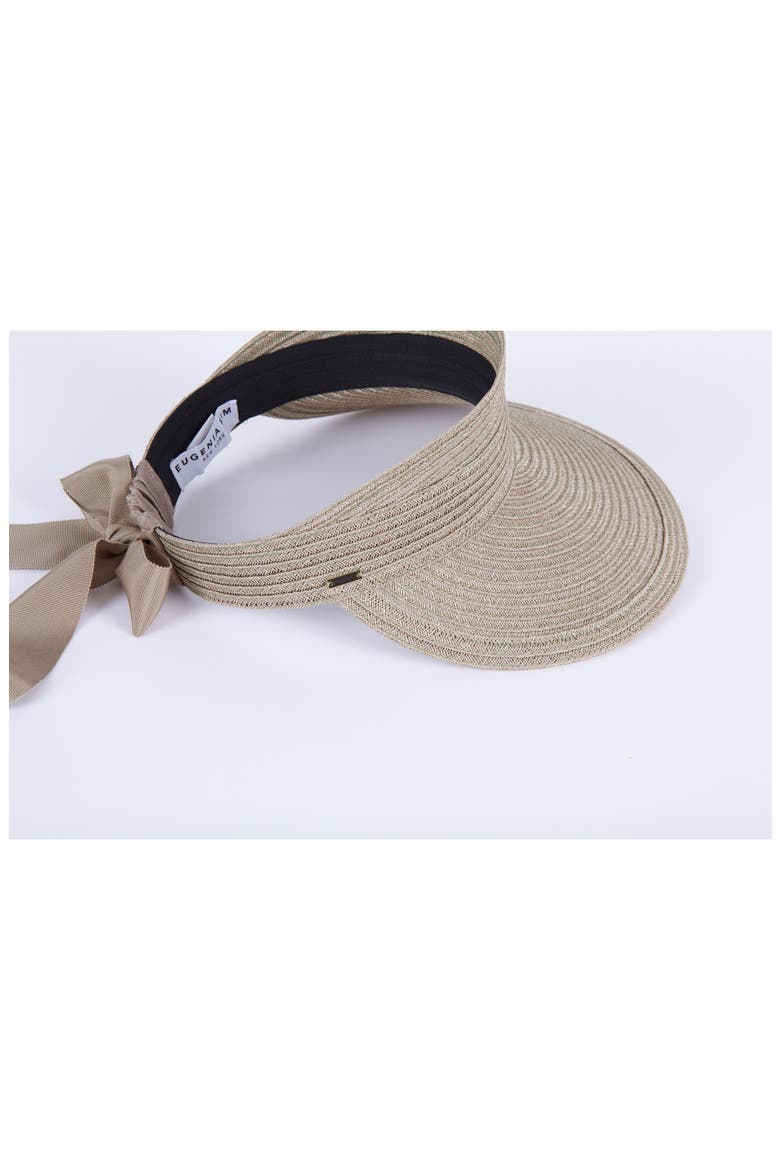 Ricky Packable Straw Visor, Alternate, color, KHAKI