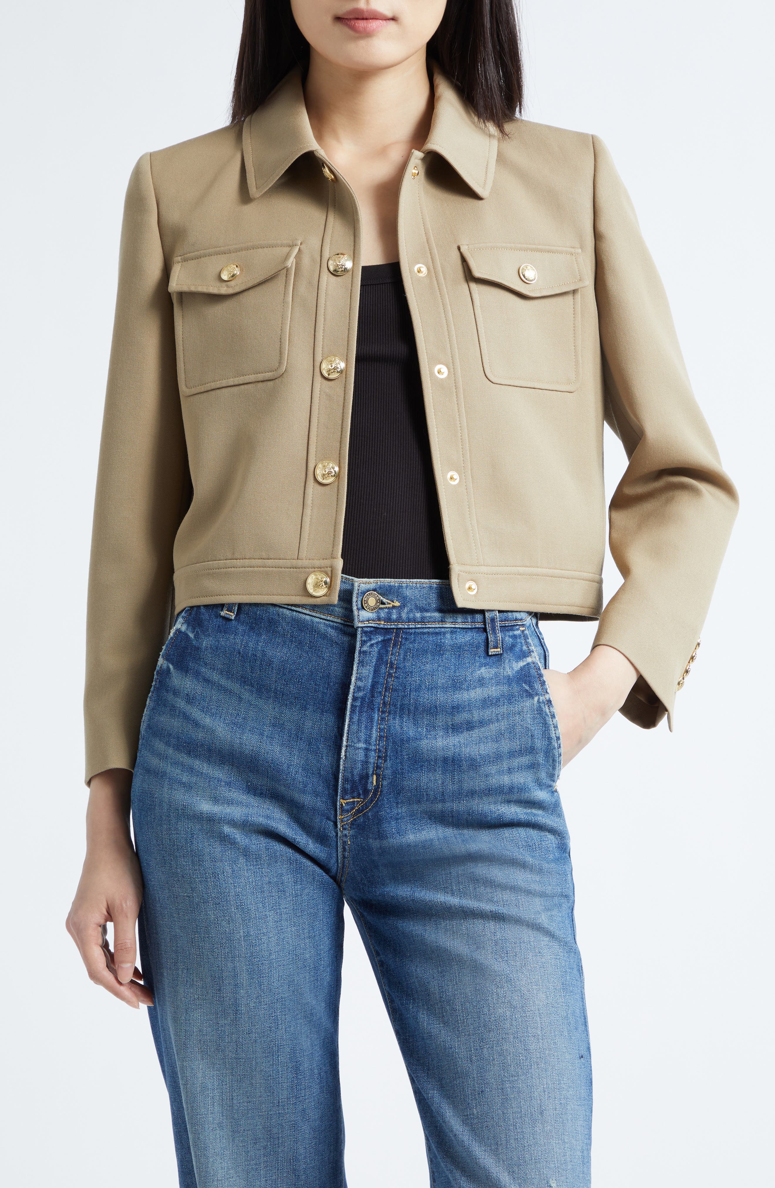 Edna Crop Virgin Wool Jacket