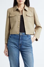 Nili Lotan Edna Crop Virgin Wool Jacket