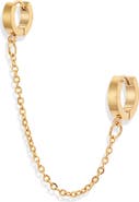 Ellie Vail Viola Double Huggie Hoop Earring
