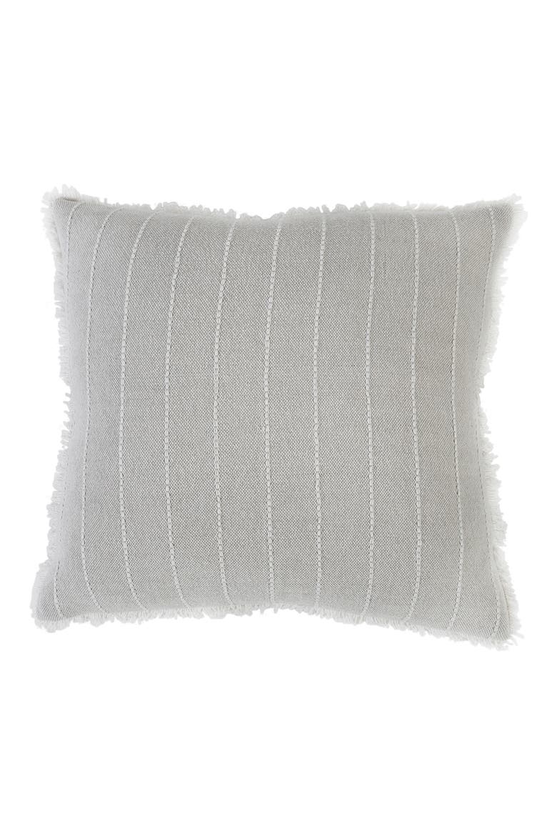 Henley Stripe Square Pillow, Main, color, OAT