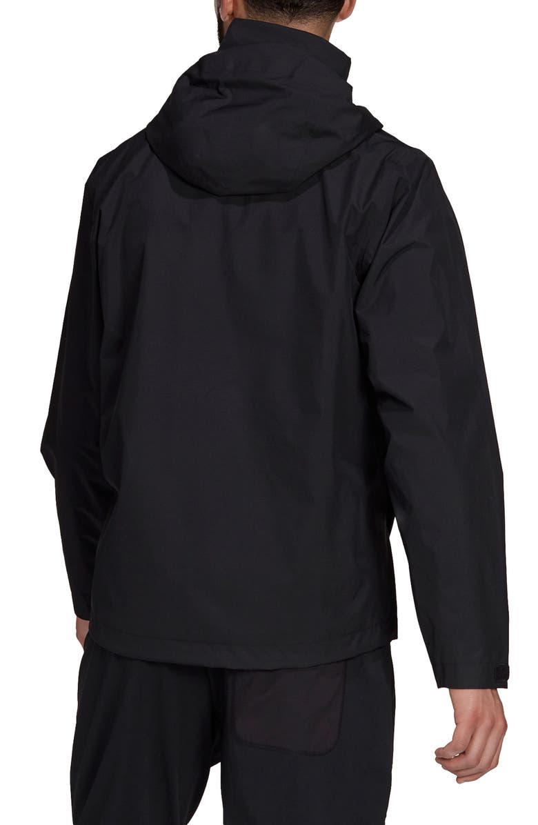 adidas Terrex Waterproof Rain Jacket, Alternate, color, 