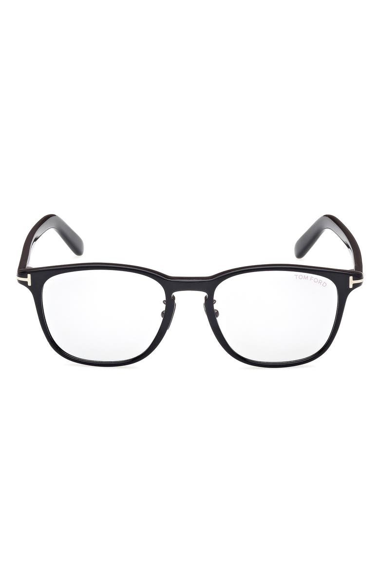 TOM FORD 52mm Round Optical Glasses, Main, color,