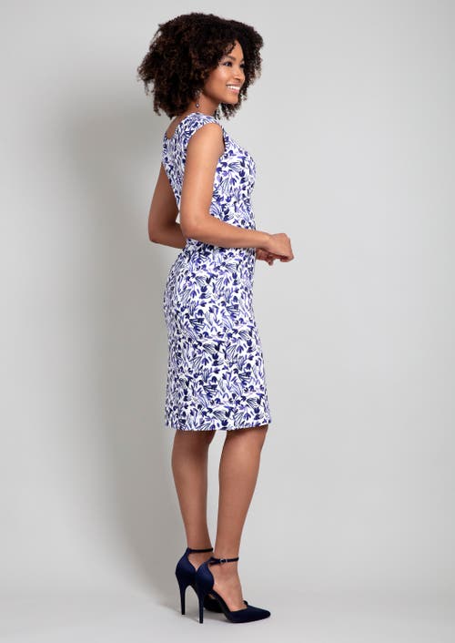 Alie Street London Pippa Shift Dress Petite In Blue