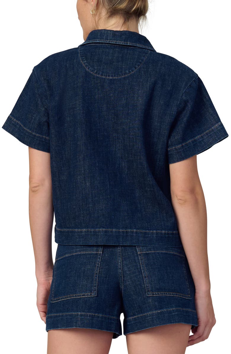 Joe's Lillian Denim Popover Top, Alternate, color, Out Of Control