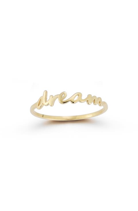 14K Gold Dream Ring