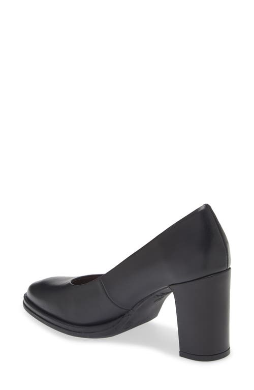 Wonders Block Heel Pump In Black
