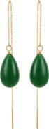 seree Waterdrop green drop earrings
