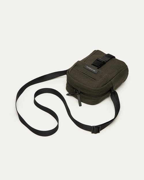 Want Les Essentiels De La Vie Want Les Essentiels Brantford Organic Cotton Canvas Crossbody Bag In Green