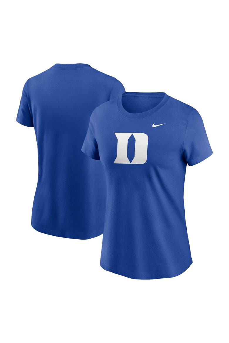 Women's Nike Royal Duke Blue Devils Primetime Logo T-Shirt, Main, color, Royal