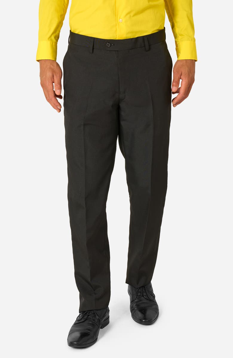 OppoSuits The Batman Slim Fit Two-Piece Suit & Tie Set, Alternate, color, Black