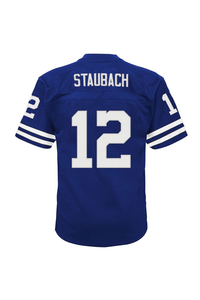 Youth Mitchell & Ness Roger Staubach Navy Dallas Cowboys Retired Player Legacy Jersey, Alternate, color, Navy