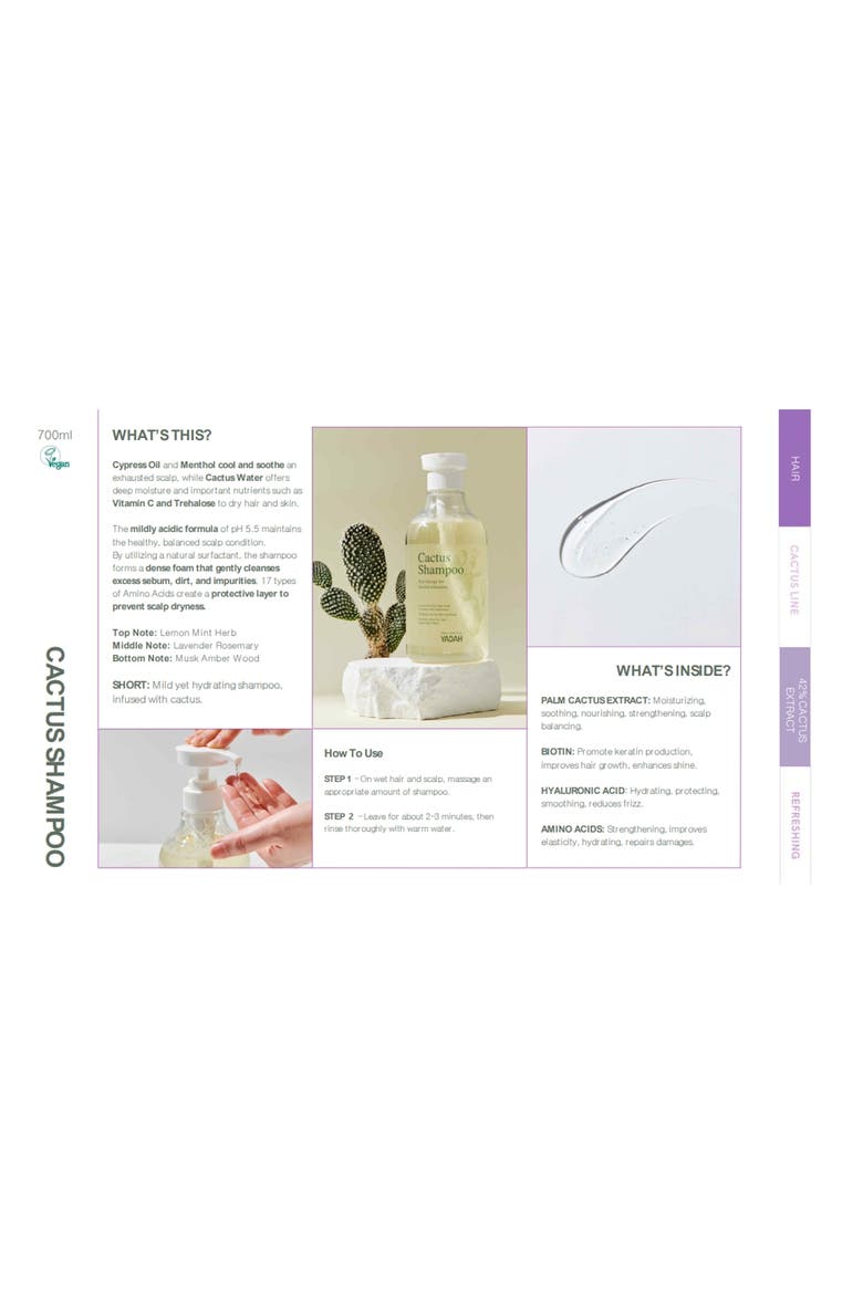 Cactus Shampoo, Alternate, color, NO COLOR