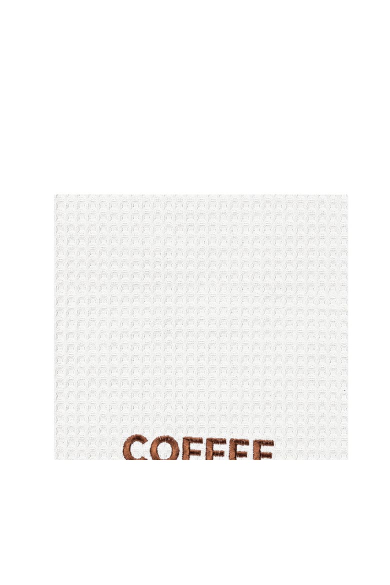 Coffee Keeps Me Busy Towel, Alternate, color, Red