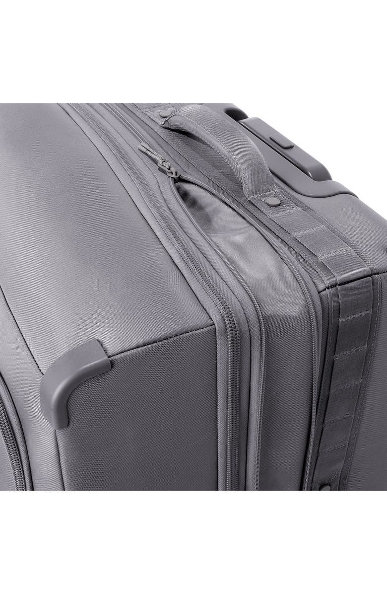 Dagne Dover Sydney Checked Rolling Luggage, Alternate, color, Ash Grey