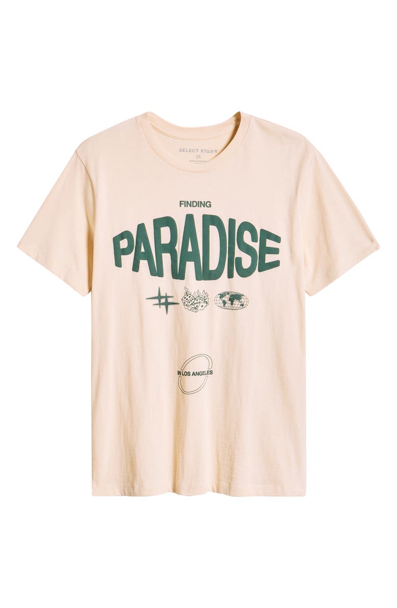 The Forecast Agency Finding Paradise Cotton Graphic T-Shirt, Alternate, color, Sand