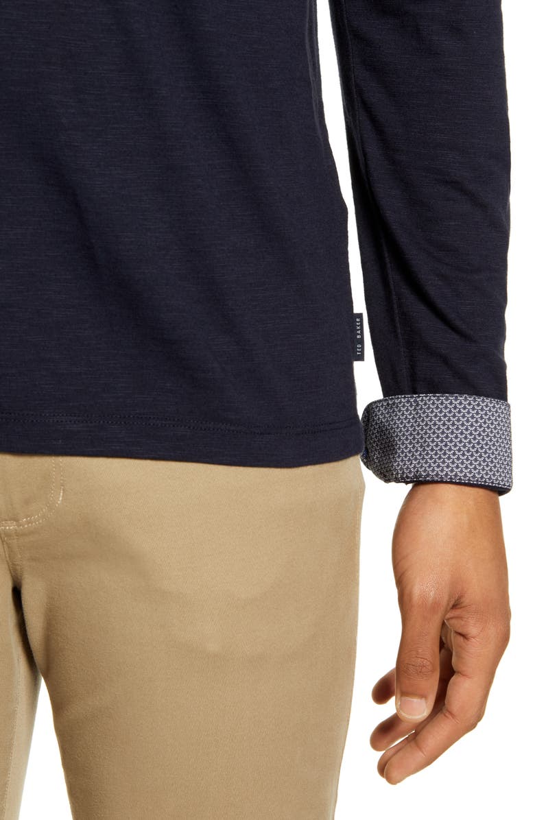 Ted Baker London Slim Fit Slub Jersey Polo, Alternate, color,