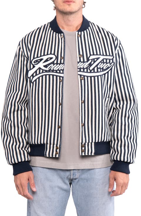 Varsity Reversible Quilted Baseball Jacket