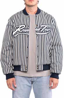 Round Two Varsity Reversible Quilted Baseball Jacket