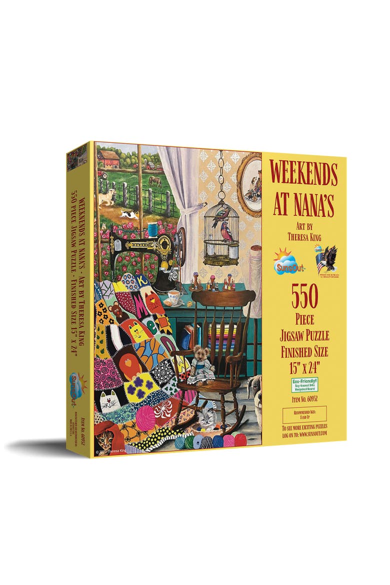 Weekends at Nana's 550 piece Jigsaw Puzzle for Adults, Main, color, Multicolor