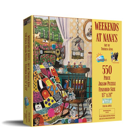 Weekends at Nana's 550 piece Jigsaw Puzzle for Adults