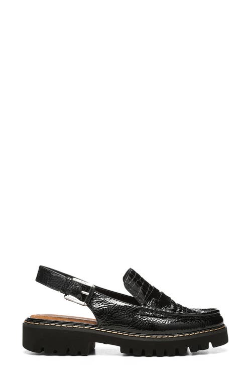 Shop Donald Pliner Halie Slingback Moc Toe Loafer In Black