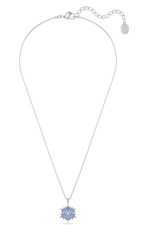Swarovski Magic Rhodium Plated Pendant Necklace In Silver
