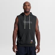 Nike Men's Nike Black Pittsburgh Steelers Sideline Standard Issue Dri-FIT Sleeveless Hoodie