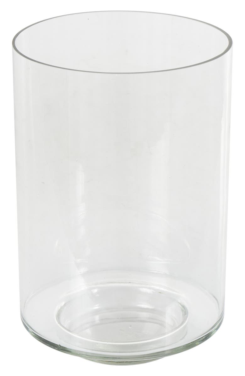 GINGER BIRCH STUDIO Glass Candleholder, Main, color, Clear