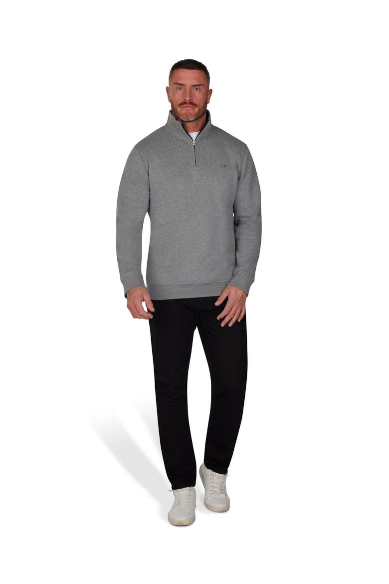 Jersey Quarter Zip Sweat, Alternate, color, Grey Marl