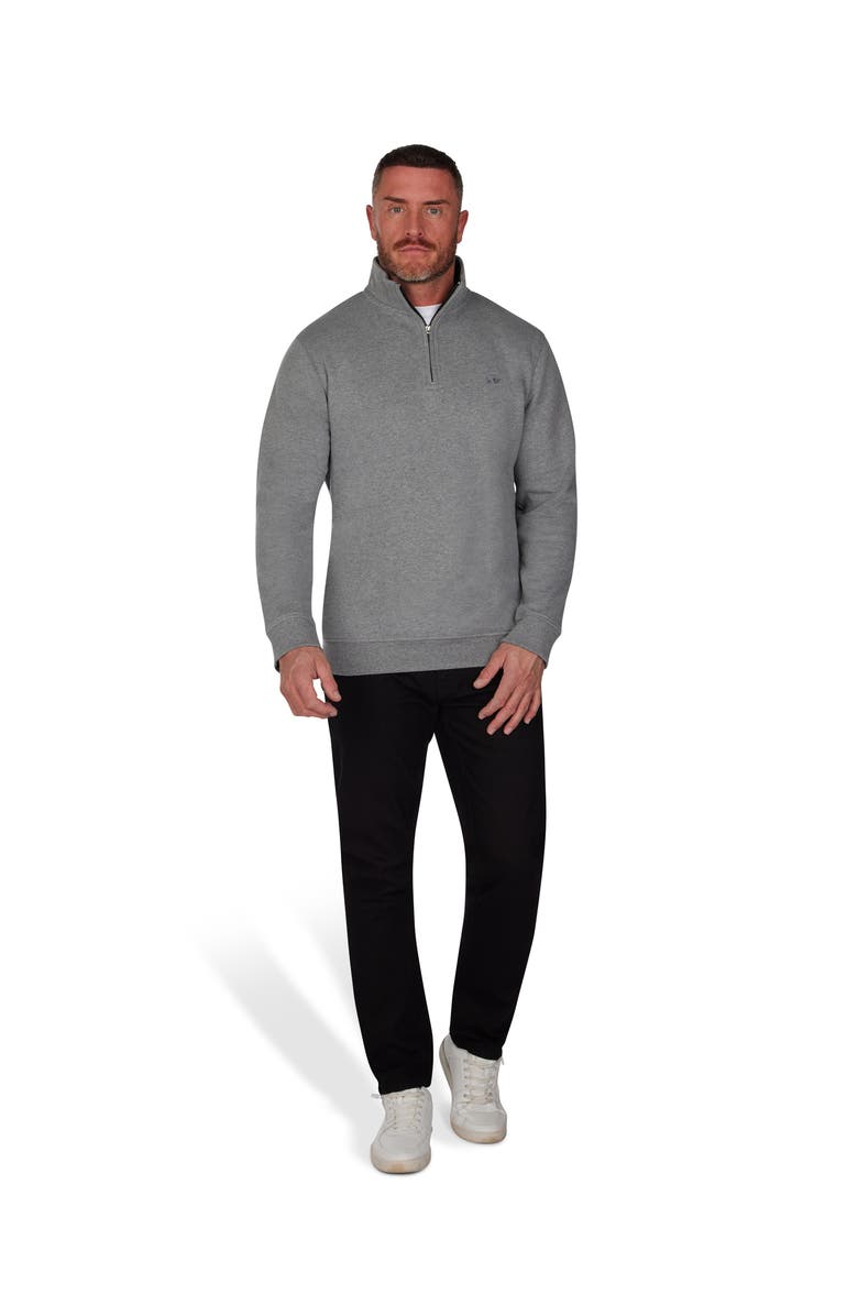 Raging Bull Jersey Quarter Zip Sweat, Alternate, color, Grey Marl