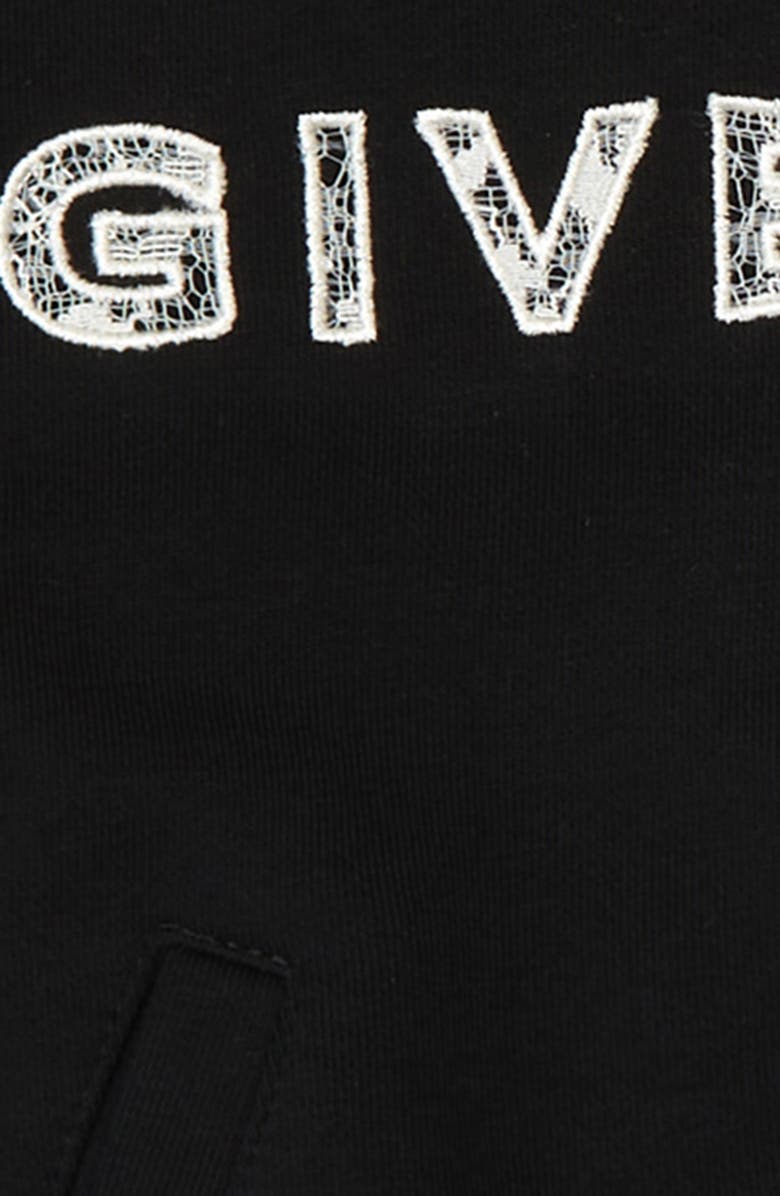 Givenchy Kids Kids' Lace Logo Graphic Hoodie, Alternate, color, 