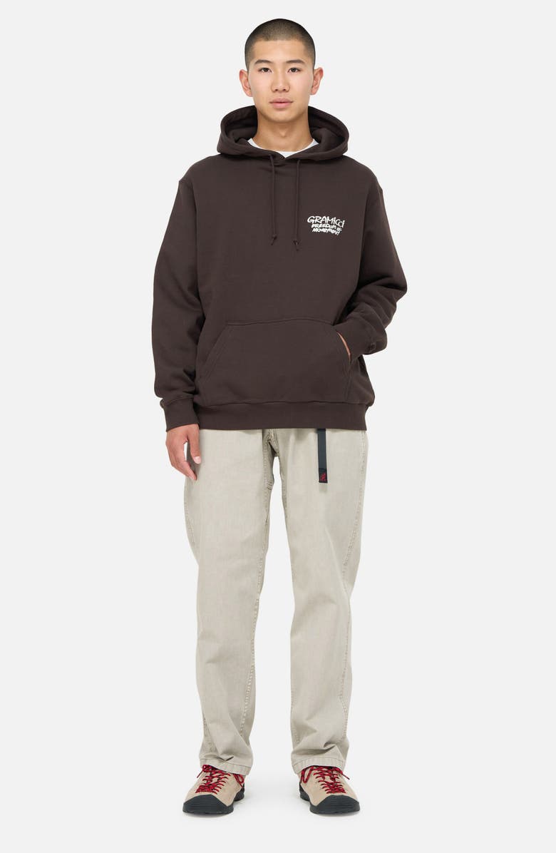 Gramicci Knit Napping Climber Hoodie, Alternate, color, Dark Brown