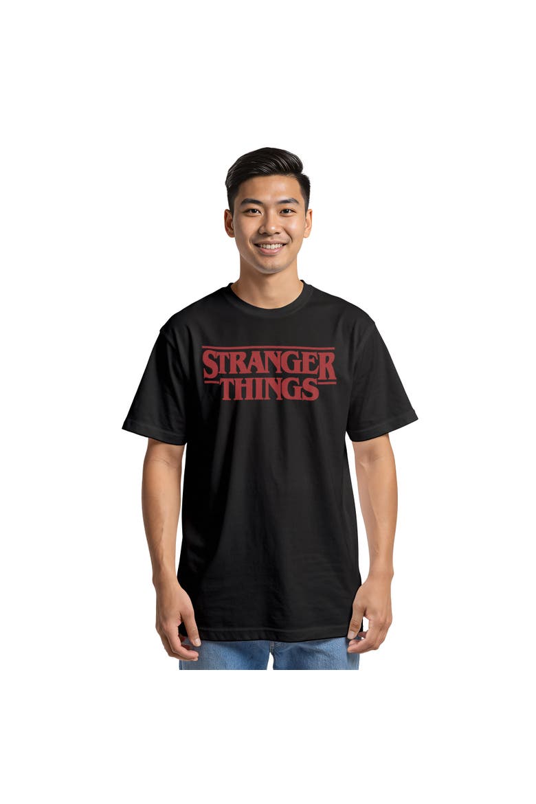 Netflix Men's Bold Logo Short Sleeve Graphic T-Shirt, Main, color, Black