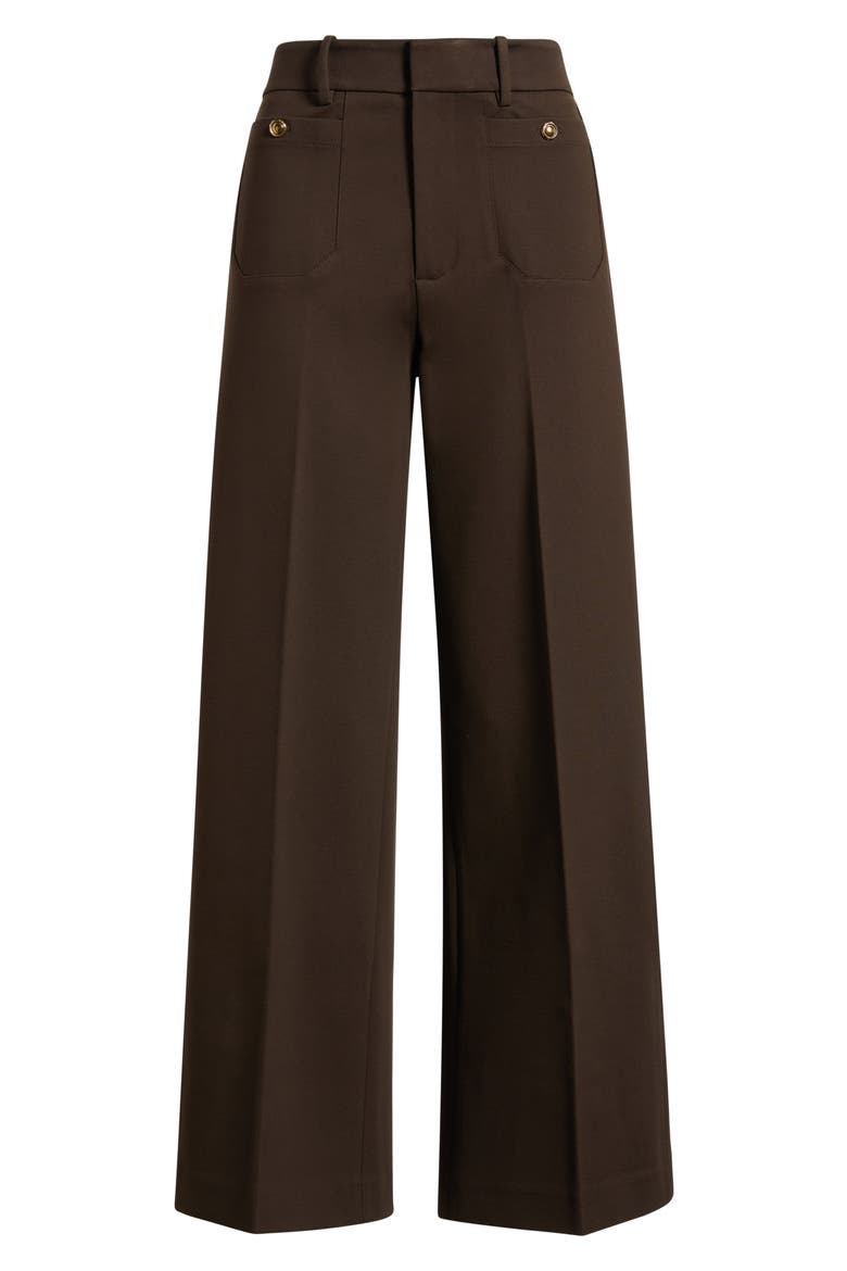 The Pixie Slim Fit Palazzo Pants, Alternate, color, AMERICANO