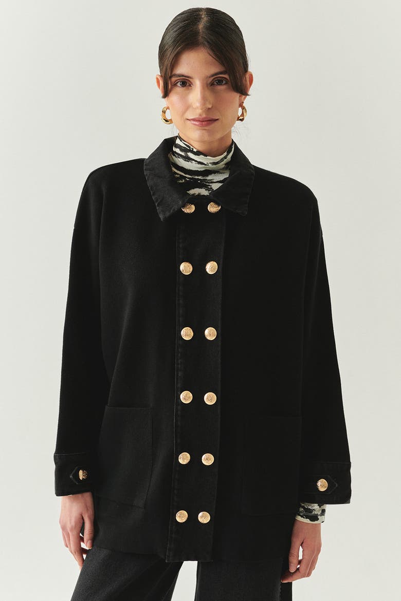 Cielo Knit Cardigan, Main, color, BLACK