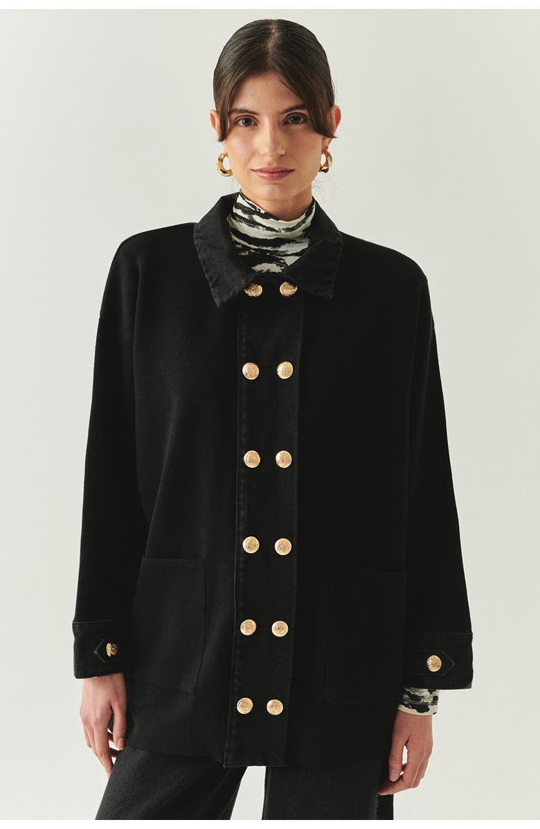 Exquise Cielo Knit Cardigan, Main, color, Black