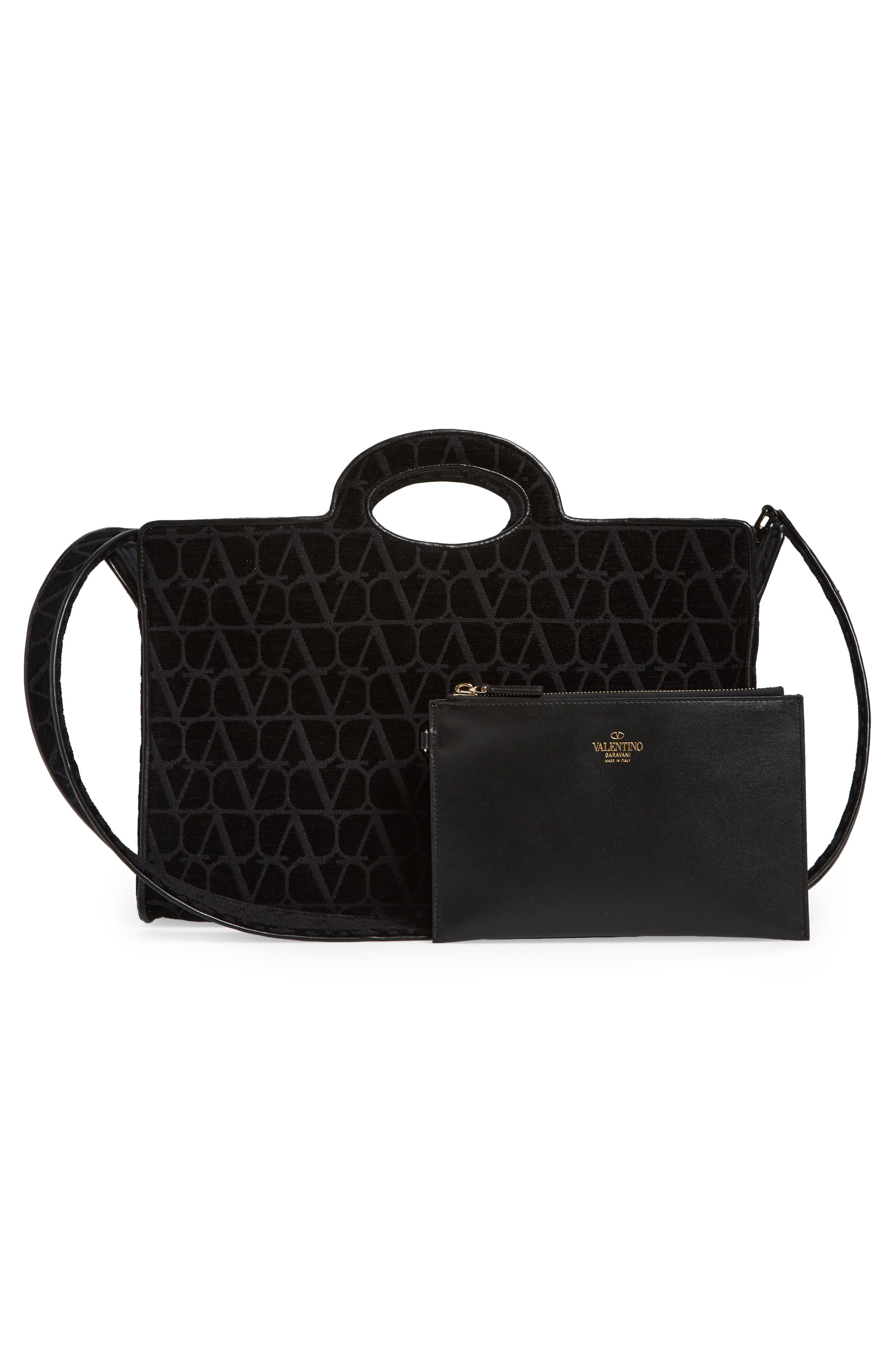 Valentino Garavani La Troisième VLOGO Toile Print Canvas Tote, Alternate, color, 