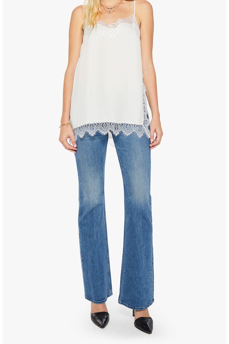 The Sweettalker Lace Trim Camisole, Alternate, color, WHITE