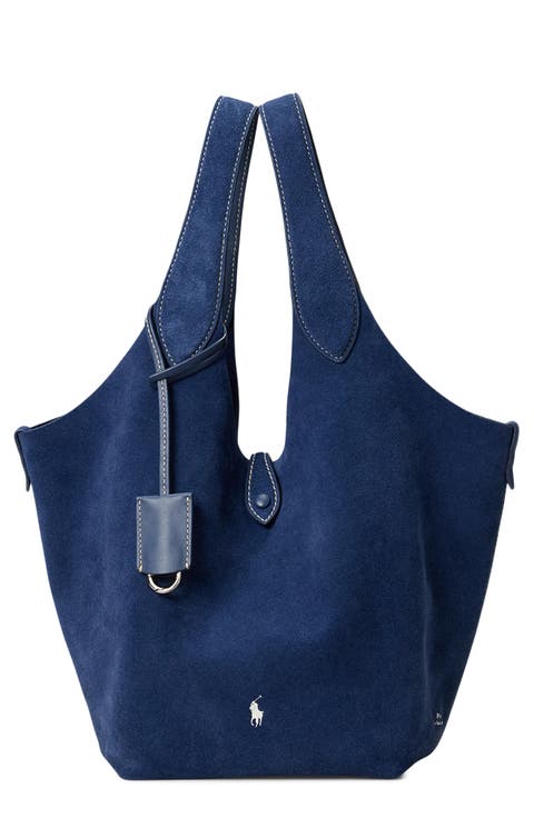 Medium Polo Play Suede Tote