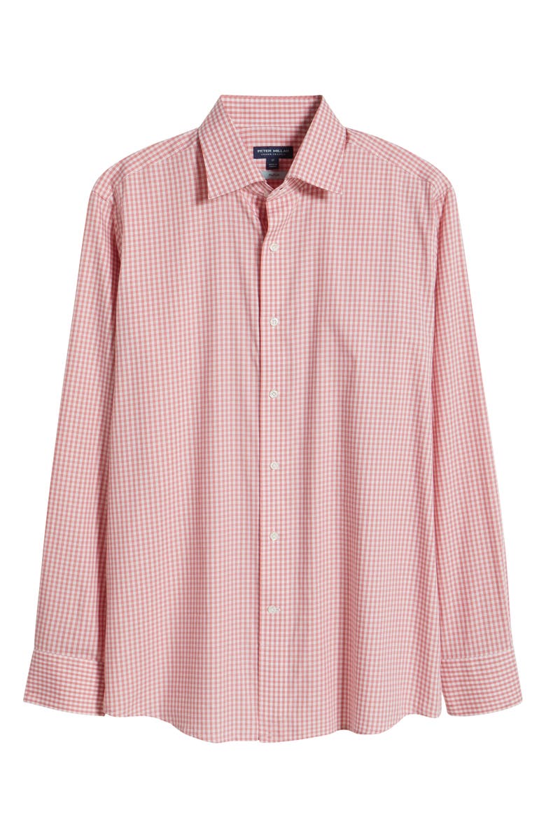 Peter Millar Crown Crafted Capri Cotton Sport Shirt, Alternate, color, Pink Crepe