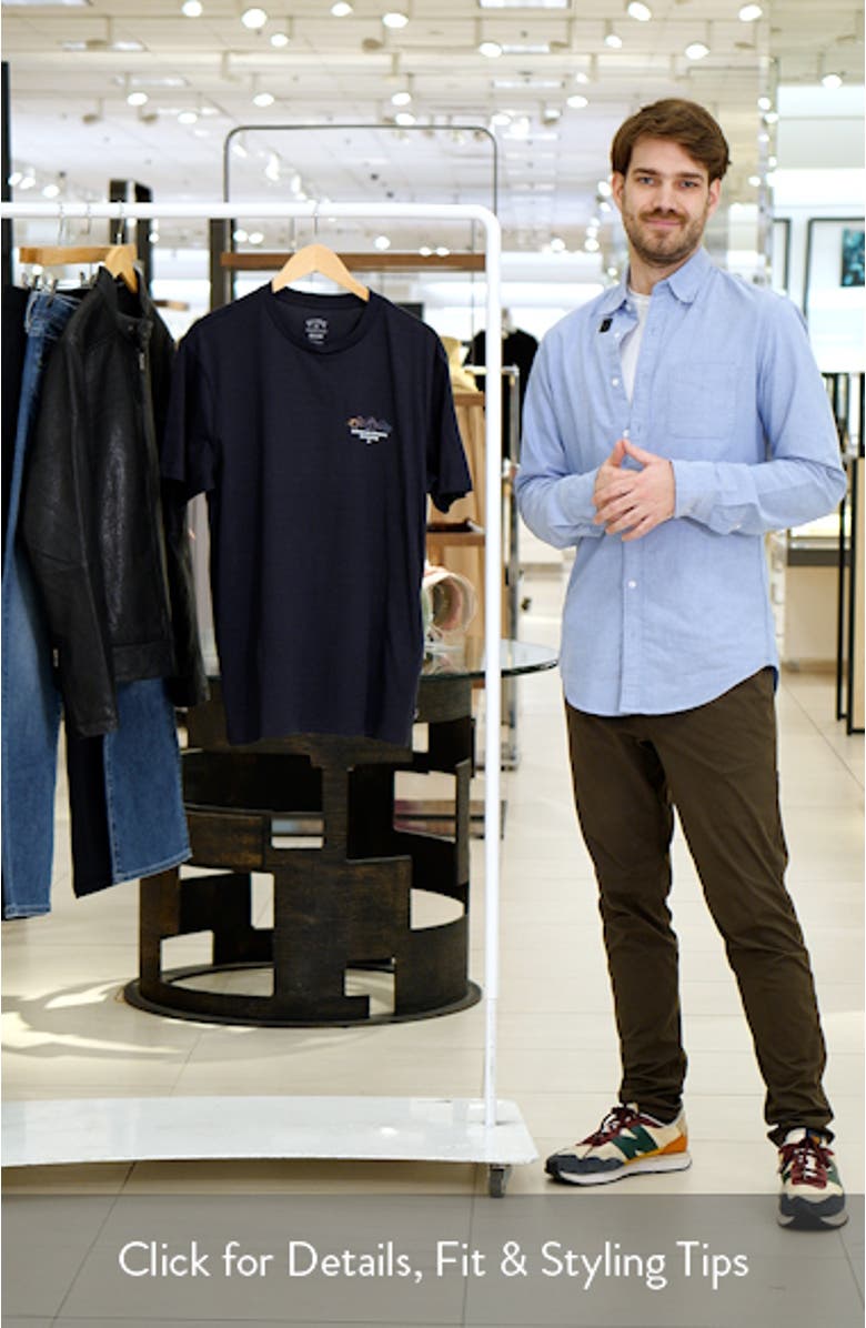 Ridgeline Adventure Division Organic Cotton Graphic T-Shirt, sales video thumbnail